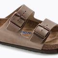 Papuci BIRKENSTOCK Arizona SFB LEOI Narrow tabacco brown 10