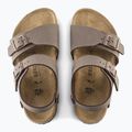Sandale pentru copii BIRKENSTOCK New York Birkibuc Narrow mocha 4
