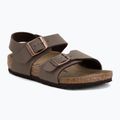 Sandale pentru copii BIRKENSTOCK New York Birkibuc Narrow mocha