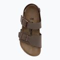 Sandale pentru copii BIRKENSTOCK New York Birkibuc Narrow mocha 5