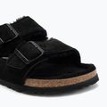 Papuci BIRKENSTOCK Arizona Shearling SL Narrow black 7