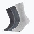 Șosete pentru bărbați Skechers Basic 3 pairs light grey melange
