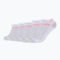 Șosete Skechers Mesh Ventilation Sneaker 5 pairs white mix