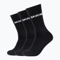 Șosete Skechers Cushioned Long Tennis 3 pairs black