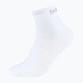 Șosete Skechers Mesh Ventilation Quarter 5 pairs white/white