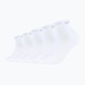 Șosete Skechers Mesh Ventilation Quarter 5 pairs white/white 2