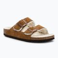 Papuci BIRKENSTOCK Arizona Shearling SL Narrow mink