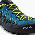 SALEWA Wildfire Edge cizme de trekking pentru bărbați albastru/galben 61346 7