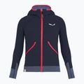 Salewa Puez Hybrid PL FZ Hoody Pulover cu glugă pentru copii bluză fleece albastru marin 00-0000027769