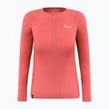 Longsleeve termoactiv pentru femei Salewa Zebru Med Warm AMR fluo coral