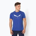Cămașă de trekking pentru bărbați Salewa Solidlogo Dry albastru 00-0000027018