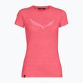 Cămașă de trekking pentru femei Salewa Solid Dry roz 00-0000027019