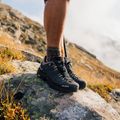 Șosete de trekking pentru bărbați Salewa MTN TRN Sal. AM QRT gri-maro 00-0000069028 10
