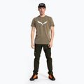 Cămașă de trekking pentru bărbați Salewa Solidlogo Dry kaki kaki 00-0000027018 2