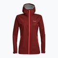 Jachetă de ploaie pentru femei Salewa Puez Aqua 3 PTX burgundy 00-0000024546 3
