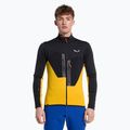 Hanorac bărbătesc Salewa Ortles AM fleece sweatshirt negru/galben 00-0000028178