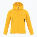 Pulover pentru copii Salewa Agner Melange PL FZ Hanorac cu glugă galben 00-0000027768