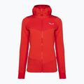 Salewa bluză de trekking pentru femei Agner Polarlite cu glugă roșu 00-0000028558