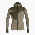 Bluză de trekking pentru bărbați Salewa Puez 2 Dry Hood FZ dark olive melange