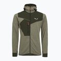 Bluză de trekking pentru bărbați Salewa Puez 2 Dry Hood FZ dark olive melange