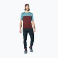 Tricou de trekking pentru femei DYNAFIT Traverse S-Tech burgundy 2