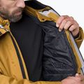 Geacă de ploaie pentru bărbați Salewa Fanes 3L Ptx Hemp 2/1 Parka golden brown int.7020 7