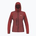 Geacă softshell pentru femei Salewa Sella DST Hyb syrah 8