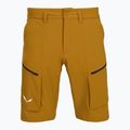 Pantaloni scurți de trekking pentru bărbați Salewa Puez DST Cargo golden brown