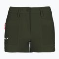 Pantaloni scurți de trekking pentru femei Salewa Puez DST Cargo dark olive