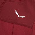 Bluză de trekking pentru copii Salewa Agner Melange PL FZ Hoody syrah 3