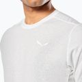 Tricou pentru bărbați Salewa Puez HYB Dry white 4