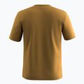 Tricou de trekking pentru bărbați Salewa Solidlogo Dry golden brown 2