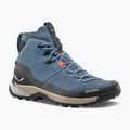 Încălțăminte de drumeție pentru bărbaț Salewa Puez Knit Mid Ptx java blue / black