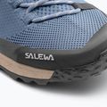 Încălțăminte de drumeție pentru bărbaț Salewa Puez Knit Mid Ptx java blue / black 6