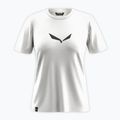 Tricou pentru femei Salewa Solid Dry white new logo