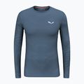 Longsleeve termoactiv pentru bărbați Salewa Cristallo Warm AMR dark denim