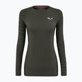 Bluză termică pentru femei Salewa Cristallo Warm AMR dark olive