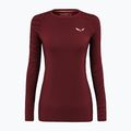 Longsleeve termoactiv pentru femei Salewa Cristallo Warm AMR syrah