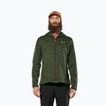 Bluză de trekking pentru bărbați Salewa Puez Rocca Polarlite Hood dark olive