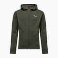 Bluză de trekking pentru bărbați Salewa Puez Rocca Polarlite Hood dark olive 5