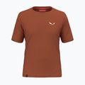 Tricou de trekking pentru bărbați Salewa Pedroc Dry Hyb bombay brown