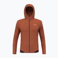 Bluză de trekking pentru bărbați  Salewa Pedroc PL Hooded bombay brown