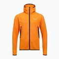 Bluză de trekking pentru bărbați Salewa Agner Hybrid PL/DST FZ Hoody turmeric melange/0910