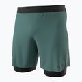Pantaloni scurți de alergare DYNAFIT Alpine Pro 2IN1 pentru bărbați atlantic