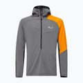 Tricou de trekking pentru bărbați Salewa NXT Hyb 1/2 Zip Tee nuanță liniștită 7