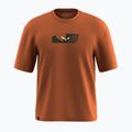 Bărbați Salewa Eagle Hybrid Loose tricou bombay maro