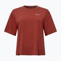 Femeii Salewa Eagle Sunset Loose tricou etruscan roșu 5