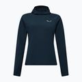 Tricou de trekking pentru femei Salewa Puez Sun Hoodie navy blazer
