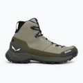 Salewa cizme de trekking pentru bărbați Puez Leather Mid Ptx shadow / dark olive 2
