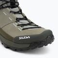 Salewa cizme de trekking pentru bărbați Puez Leather Mid Ptx shadow / dark olive 7